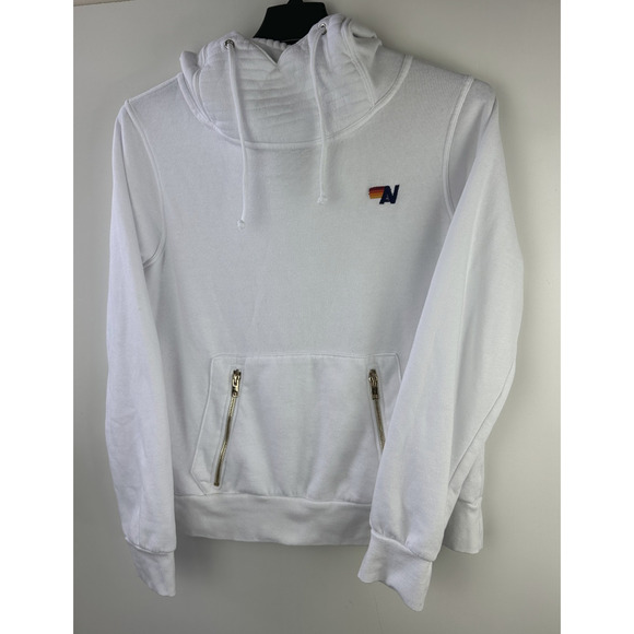 Aviator Nation Ninja Pullover Hoodie White Size Large L Unisex Men's Women's - Picture 4 of 16